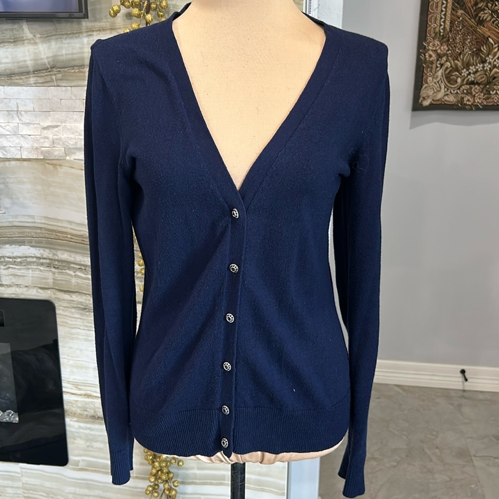 7th Avenue New York and Company Designs Button Down Cardigan. Size S (920)